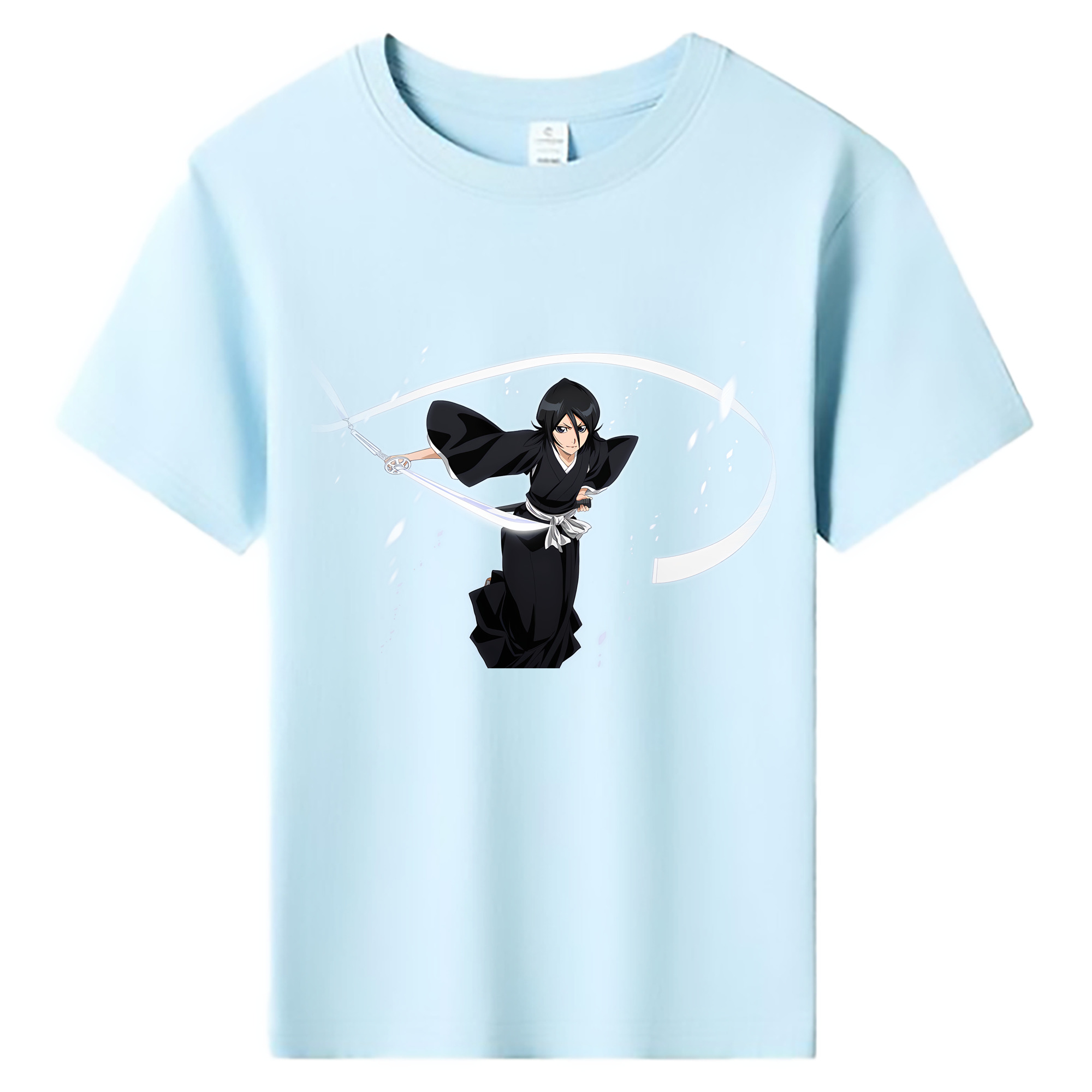 （画像用） ブリーチ 朽木ルキア BLEACH Kuchiki Rukia 綿100％キッズTシャツ（フロントプリント）